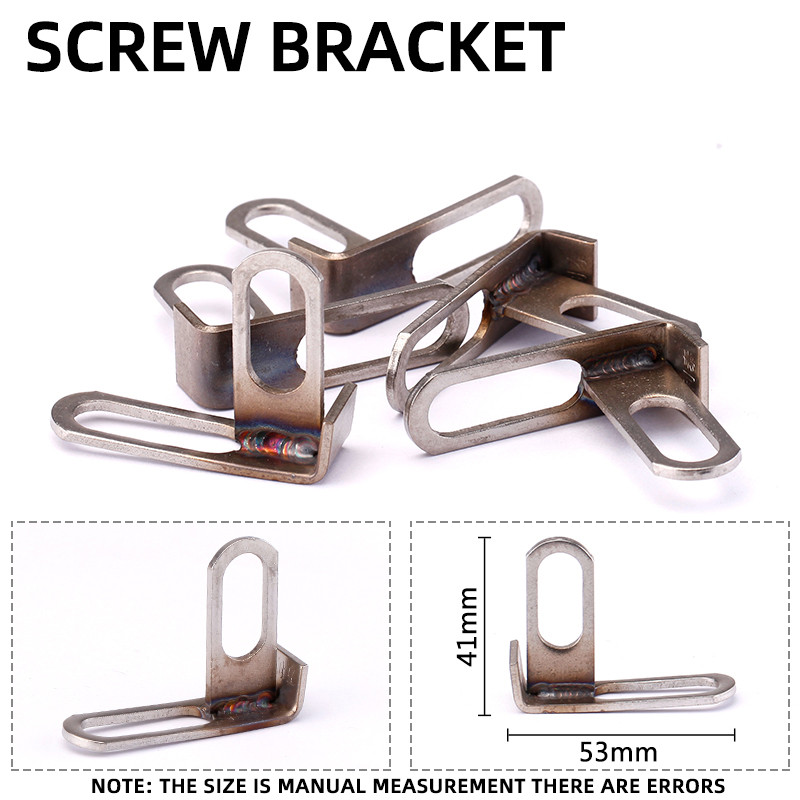 Különböző méretű univerzális támasztó Z típusú hangtompító tartó rögzítő bilincs konzol motorkerékpár kipufogó hangtompító csőhöz