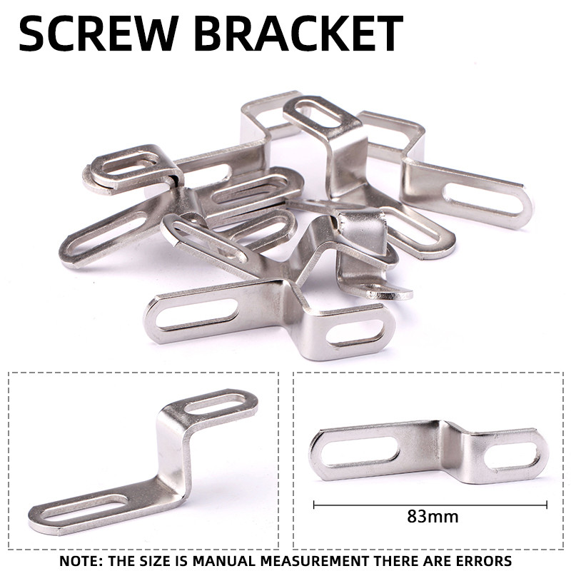 Különböző méretű univerzális támasztó Z típusú hangtompító tartó rögzítő bilincs konzol motorkerékpár kipufogó hangtompító csőhöz