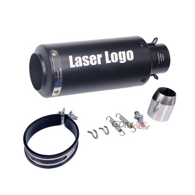 51 mm motociklo išmetimo duslintuvo vamzdis nerūdijančio plieno GP lenktynėms skirtas YAMAHA Cbr650r R1 R3 Mt03 R6 CBR600 Zx6r MT07 XSR900 mt10 ZXR