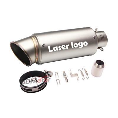 51 mm motociklo išmetimo duslintuvo vamzdis nerūdijančio plieno GP lenktynėms skirtas YAMAHA Cbr650r R1 R3 Mt03 R6 CBR600 Zx6r MT07 XSR900 mt10 ZXR