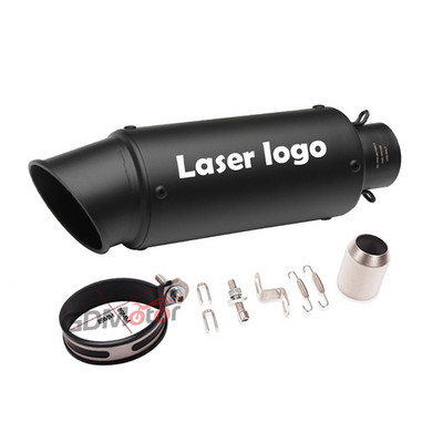 51 mm motociklo išmetimo duslintuvo vamzdis nerūdijančio plieno GP lenktynėms skirtas YAMAHA Cbr650r R1 R3 Mt03 R6 CBR600 Zx6r MT07 XSR900 mt10 ZXR