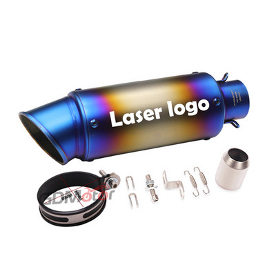 51 mm motociklo išmetimo duslintuvo vamzdis nerūdijančio plieno GP lenktynėms skirtas YAMAHA Cbr650r R1 R3 Mt03 R6 CBR600 Zx6r MT07 XSR900 mt10 ZXR