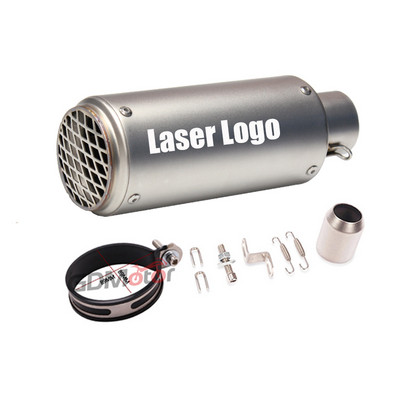 51 mm motociklo išmetimo duslintuvo vamzdis nerūdijančio plieno GP lenktynėms skirtas YAMAHA Cbr650r R1 R3 Mt03 R6 CBR600 Zx6r MT07 XSR900 mt10 ZXR
