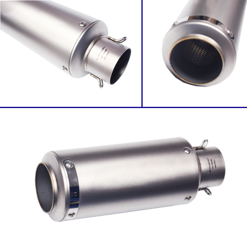 51 mm motociklo išmetimo duslintuvo vamzdis nerūdijančio plieno GP lenktynėms skirtas YAMAHA Cbr650r R1 R3 Mt03 R6 CBR600 Zx6r MT07 XSR900 mt10 ZXR