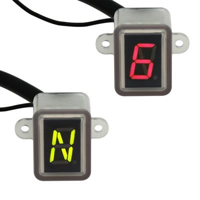 Universalus motociklo skaitmeninis tachometro spidometras visureigio skaitmeninis Dash Super 5 ir 6 greičių ekranas pavarų indikatoriaus ekranas