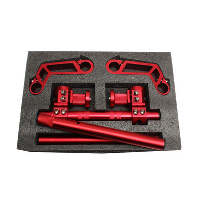 Motociklo 125cc Reguliuojama vairo rankena CNC 7/8" 22mm nuimama rankenos sistema Pit Bike Dirt Bike Motobike Motoroleris