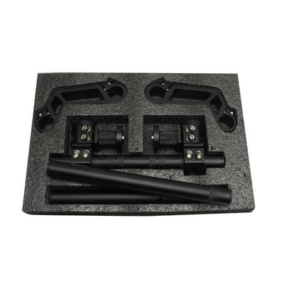 Motociklo 125cc Reguliuojama vairo rankena CNC 7/8" 22mm nuimama rankenos sistema Pit Bike Dirt Bike Motobike Motoroleris