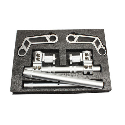 Motociklo 125cc Reguliuojama vairo rankena CNC 7/8" 22mm nuimama rankenos sistema Pit Bike Dirt Bike Motobike Motoroleris