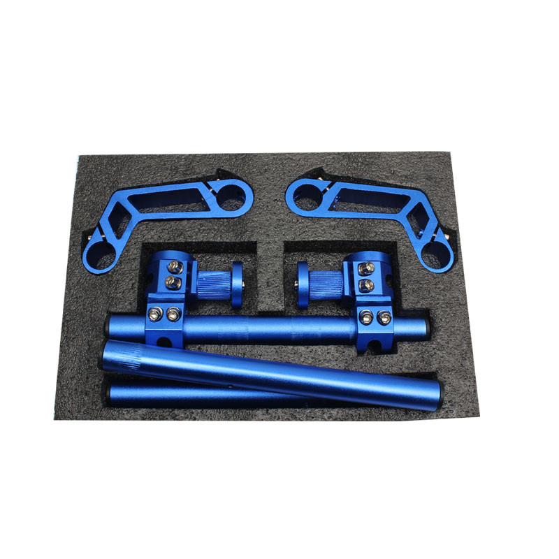 Motociklo 125cc Reguliuojama vairo rankena CNC 7/8" 22mm nuimama rankenos sistema Pit Bike Dirt Bike Motobike Motoroleris