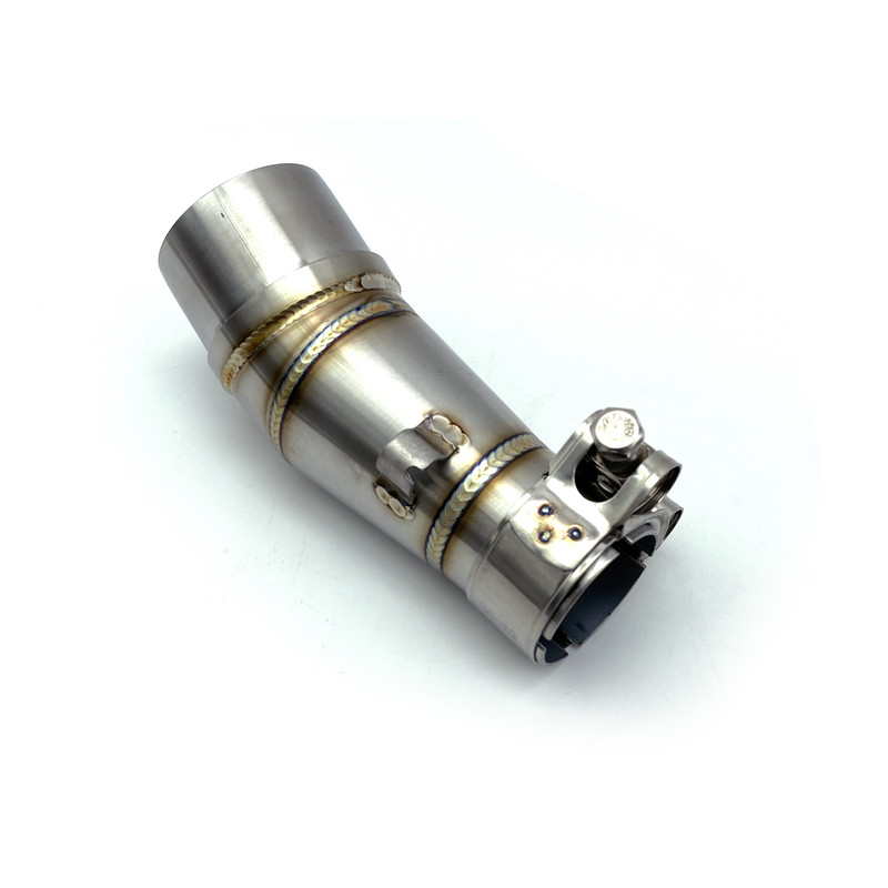 REALZION motocikl Slip-On sustav Adapter ispušne cijevi srednje veze za Kawasaki Z250 Ninja 250 300 Ninja250 Ninja300 2013-2016