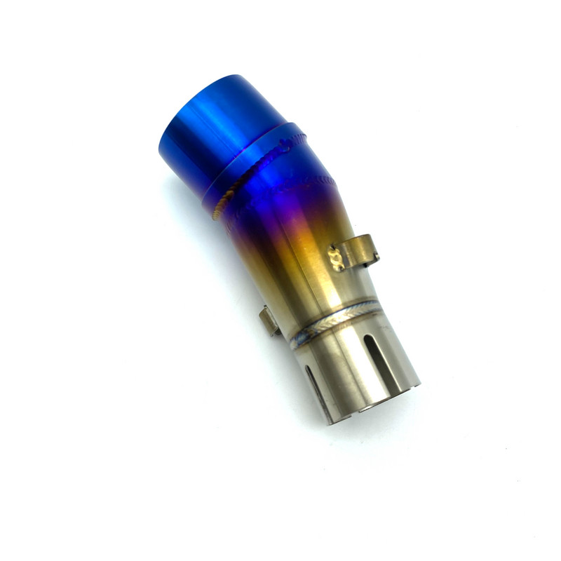 REALZION motocikl Slip-On sustav Adapter ispušne cijevi srednje veze za Kawasaki Z250 Ninja 250 300 Ninja250 Ninja300 2013-2016