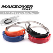 Univerzálny ochranný kryt tlmiča výfuku pre motocykel Dirt Pit Bike, 4 farby