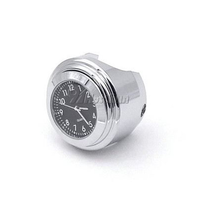 7/8 colio 1 colio motociklo vairo tvirtinimo laikrodžio termometras, skirtas Yamaha V-Star XVS 650 950 1100 Custom Silverado Road Star XV1600