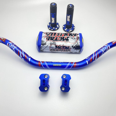 Motorkerékpár 1-1/8"-os 28 mm-es kormányrúd fogantyú Kézzsírrúd-párnák markolat bilincstartó a PRO KTM-hez EXC SX XC CRF CRF230F YZF250 WR KLX RMZ