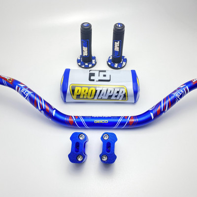 Motorkerékpár 1-1/8"-os 28 mm-es kormányrúd fogantyú Kézzsírrúd-párnák markolat bilincstartó a PRO KTM-hez EXC SX XC CRF CRF230F YZF250 WR KLX RMZ