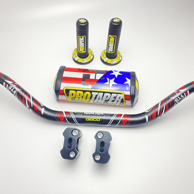 Motorkerékpár 1-1/8"-os 28 mm-es kormányrúd fogantyú Kézzsírrúd-párnák markolat bilincstartó a PRO KTM-hez EXC SX XC CRF CRF230F YZF250 WR KLX RMZ