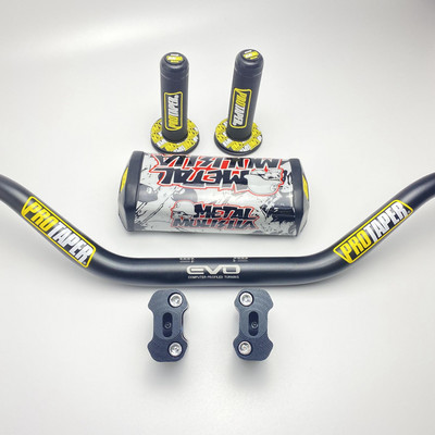 Motorkerékpár 1-1/8"-os 28 mm-es kormányrúd fogantyú Kézzsírrúd-párnák markolat bilincstartó a PRO KTM-hez EXC SX XC CRF CRF230F YZF250 WR KLX RMZ