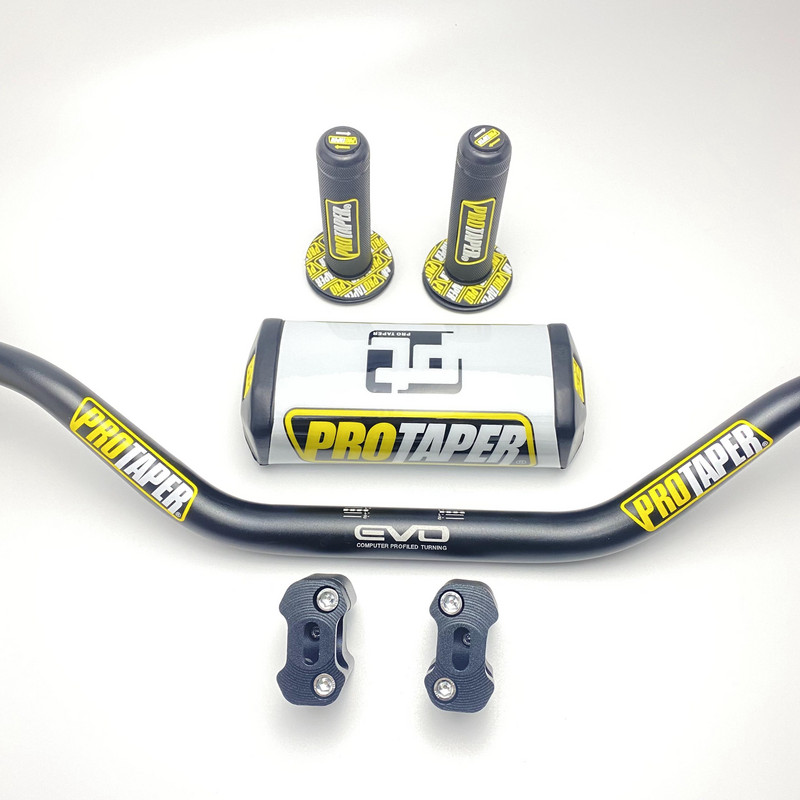 Motorkerékpár 1-1/8"-os 28 mm-es kormányrúd fogantyú Kézzsírrúd-párnák markolat bilincstartó a PRO KTM-hez EXC SX XC CRF CRF230F YZF250 WR KLX RMZ