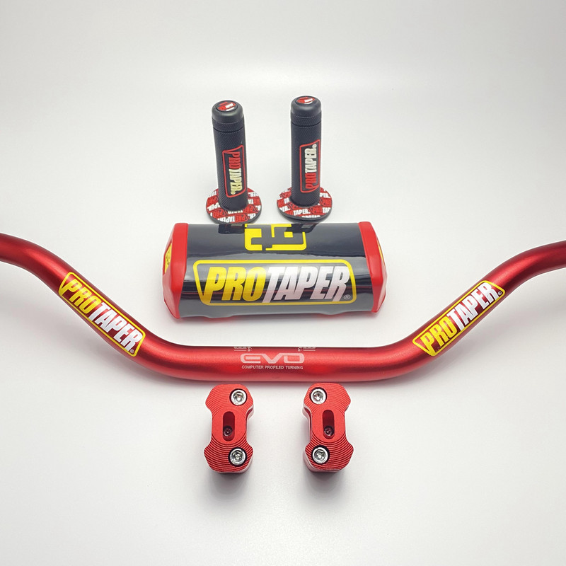 Motorkerékpár 1-1/8"-os 28 mm-es kormányrúd fogantyú Kézzsírrúd-párnák markolat bilincstartó a PRO KTM-hez EXC SX XC CRF CRF230F YZF250 WR KLX RMZ