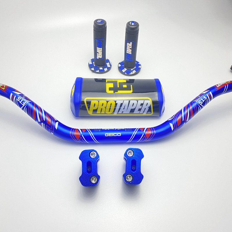 Motorkerékpár 1-1/8"-os 28 mm-es kormányrúd fogantyú Kézzsírrúd-párnák markolat bilincstartó a PRO KTM-hez EXC SX XC CRF CRF230F YZF250 WR KLX RMZ