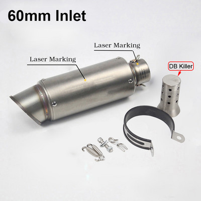 Doprava zdarma 51mm/60mm výfuk pre motocykle s tlmičom DB Killer Escape s uhlíkovými tlmičmi výfuku pre Z900 PCX125