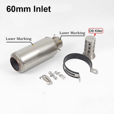 Doprava zdarma 51mm/60mm výfuk pre motocykle s tlmičom DB Killer Escape s uhlíkovými tlmičmi výfuku pre Z900 PCX125