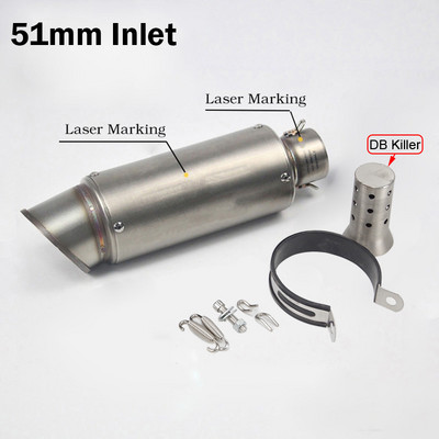 Doprava zdarma 51mm/60mm výfuk pre motocykle s tlmičom DB Killer Escape s uhlíkovými tlmičmi výfuku pre Z900 PCX125