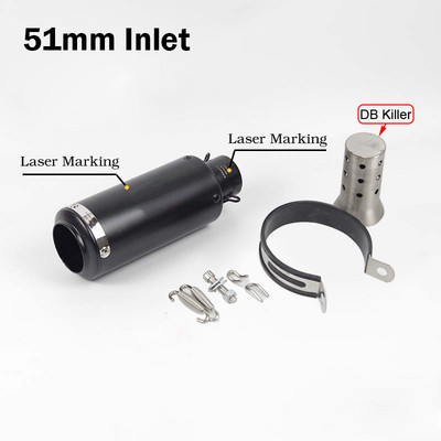 Doprava zdarma 51mm/60mm výfuk pre motocykle s tlmičom DB Killer Escape s uhlíkovými tlmičmi výfuku pre Z900 PCX125