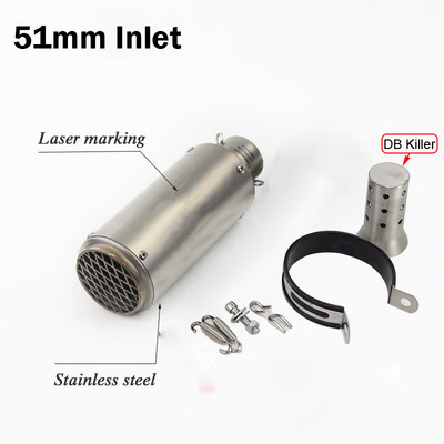 Doprava zdarma 51mm/60mm výfuk pre motocykle s tlmičom DB Killer Escape s uhlíkovými tlmičmi výfuku pre Z900 PCX125