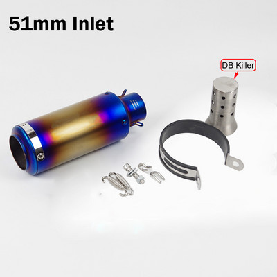 Doprava zdarma 51mm/60mm výfuk pre motocykle s tlmičom DB Killer Escape s uhlíkovými tlmičmi výfuku pre Z900 PCX125