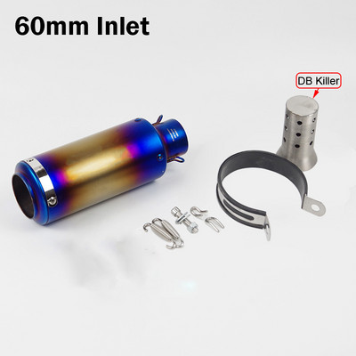 Doprava zdarma 51mm/60mm výfuk pre motocykle s tlmičom DB Killer Escape s uhlíkovými tlmičmi výfuku pre Z900 PCX125