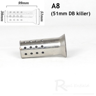 Besplatna dostava Prigušivač ispušne cijevi DB killer Katalizator Ispušni lonac motocikla Prigušivač buke Eliminator zvuka 51 mm 60 mm