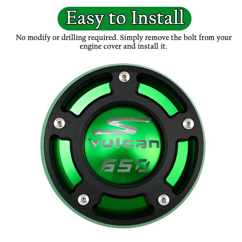 Ochranný kryt motora z pravej strany s CNC motorom pre Kawasaki Vulcan S VN650 VN 650 EN650 2015-2023, 2016 2017 2018 2019 2020