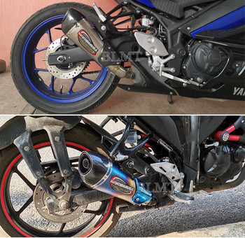 Универсален 51 мм мотоциклет Yoshimura изпускателна тръба за ауспух от неръждаема стомана GP скутер мотоциклет тръба за GSXS750 R1 R3 R6 MT07