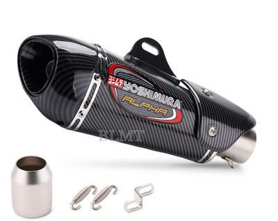 Univerzálny 51mm motocykel Yoshimura výfukový tlmič výfuku z nehrdzavejúcej ocele GP Scooter motocyklové potrubie pre GSXS750 R1 R3 R6 MT07