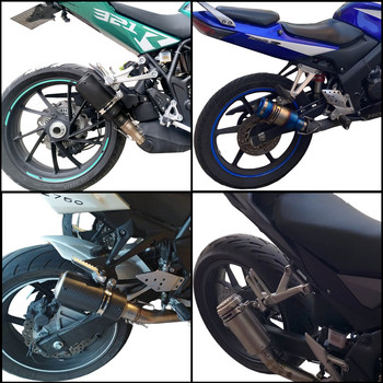 Σωλήνα εξάτμισης μοτοσικλέτας με ολίσθηση με σιγαστήρα DB Killer Escape Moto Universal 51mm 60mm για Honda Yamaha Suzuki Kawasaki Benelli