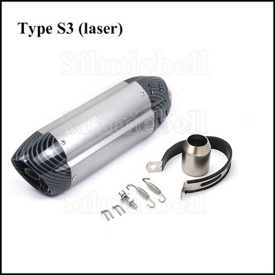 Bal és jobb oldali univerzális motorkerékpár kipufogó kipufogócső Escape moto mivv hangtompító cbr250 cb1000r er6n sv650 Z750 Z1000-hez