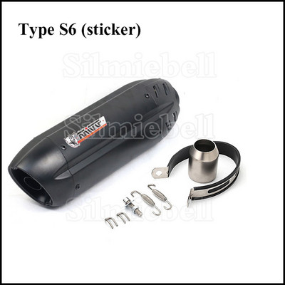 Bal és jobb oldali univerzális motorkerékpár kipufogó kipufogócső Escape moto mivv hangtompító cbr250 cb1000r er6n sv650 Z750 Z1000-hez