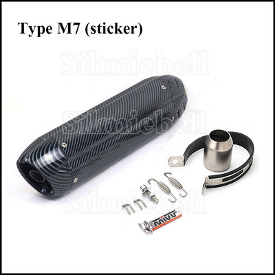 Bal és jobb oldali univerzális motorkerékpár kipufogó kipufogócső Escape moto mivv hangtompító cbr250 cb1000r er6n sv650 Z750 Z1000-hez