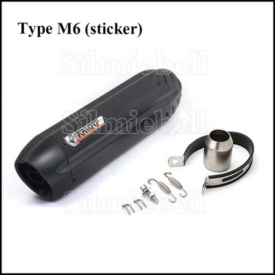 Bal és jobb oldali univerzális motorkerékpár kipufogó kipufogócső Escape moto mivv hangtompító cbr250 cb1000r er6n sv650 Z750 Z1000-hez