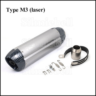 Bal és jobb oldali univerzális motorkerékpár kipufogó kipufogócső Escape moto mivv hangtompító cbr250 cb1000r er6n sv650 Z750 Z1000-hez