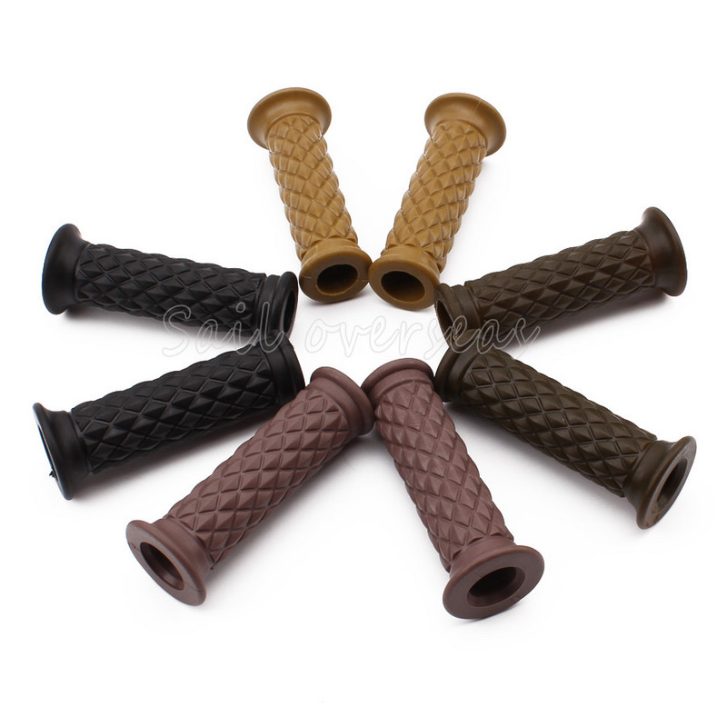 7/8'' Retro Vintage 5Colors Hand Grip Upravljač za Hondu Suzuki Kawasaki Triumph Royal Enfield Cafe Racer Bobber Clubman Custom