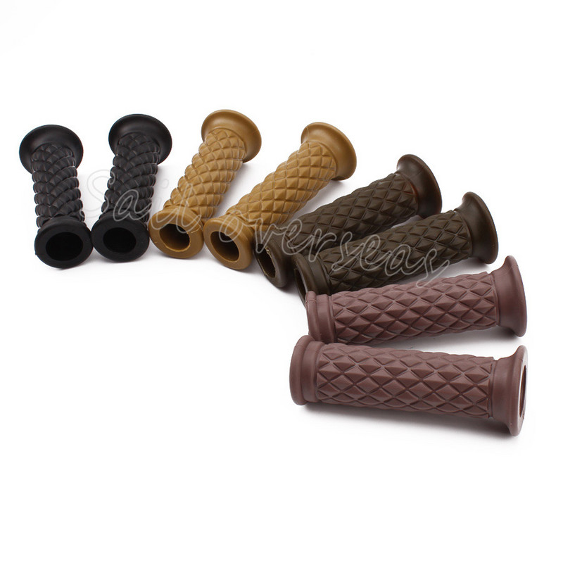 7/8'' Retro Vintage 5Colors Hand Grip Upravljač za Hondu Suzuki Kawasaki Triumph Royal Enfield Cafe Racer Bobber Clubman Custom