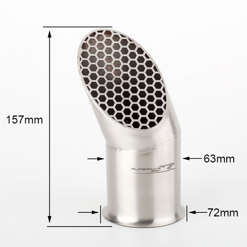 Pre KTM 1290 Superduke R 2014 2015 2016 2017-2021 Tlmič výfuku pre motocykel, stredná časť výfuku 1290 SDR, výfuk 1290 GP.