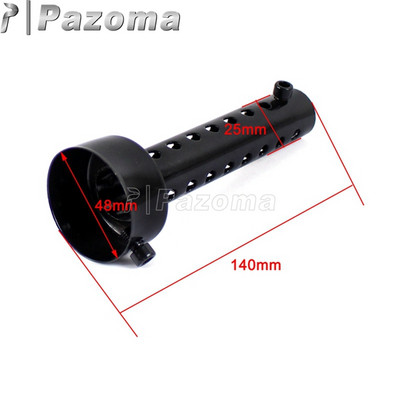 Negru argintiu Toba de eșapament pentru motocicleta Inserție Deflector DB Killer Amortizor reglabil Eliminator de zgomot 35/42/45/48/60mm