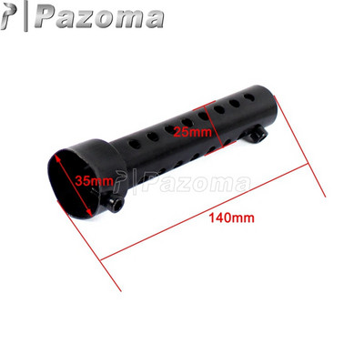 Negru argintiu Toba de eșapament pentru motocicleta Inserție Deflector DB Killer Amortizor reglabil Eliminator de zgomot 35/42/45/48/60mm