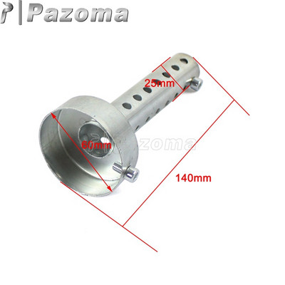 Negru argintiu Toba de eșapament pentru motocicleta Inserție Deflector DB Killer Amortizor reglabil Eliminator de zgomot 35/42/45/48/60mm