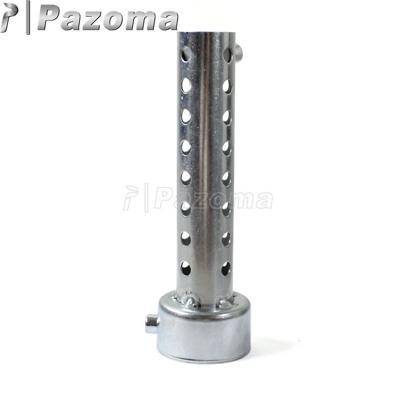 Negru argintiu Toba de eșapament pentru motocicleta Inserție Deflector DB Killer Amortizor reglabil Eliminator de zgomot 35/42/45/48/60mm