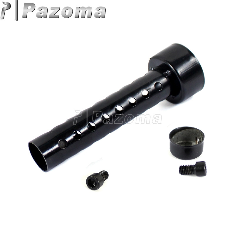 Negru argintiu Toba de eșapament pentru motocicleta Inserție Deflector DB Killer Amortizor reglabil Eliminator de zgomot 35/42/45/48/60mm