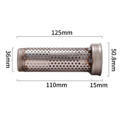 51 mm-es 60,5 mm-es univerzális motorkerékpár kipufogó hangtompító hangtompító hátsó nyomás DB gyilkos katalitikus törlés zajhang kiszökés megszüntetése